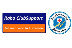 Bedrag clubsupport voor Heemkundekring Rosmalen 2024